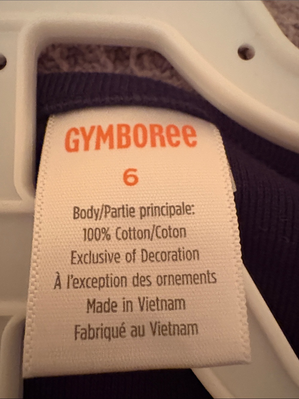 Gymboree Navy Shirt and Pant Set with Bear & Apple Print - Picture 5 of 5